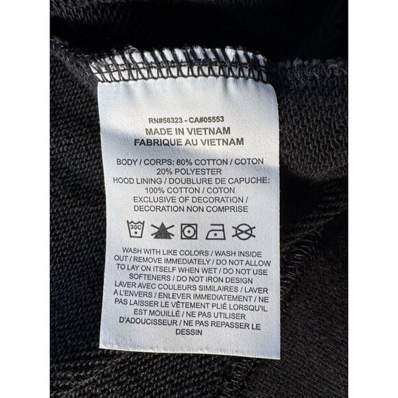 Nike Icon Clash Fleece Black Crop Hoodie Women's Sz 1X Pink Yellow Double Swoosh - Picture 6 of 9